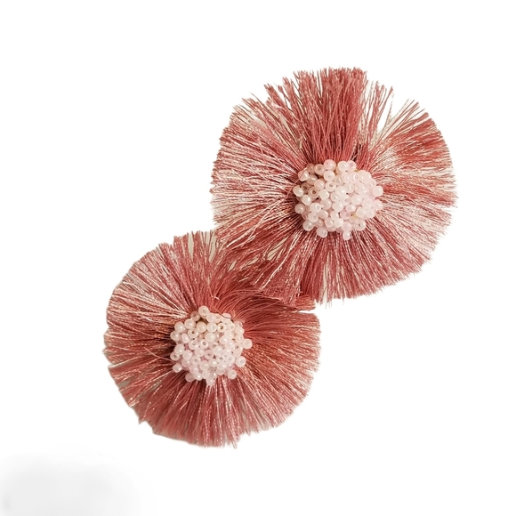 Cloie Jewelry - Cloie Seed Bead Cluster With Tassel Fringe